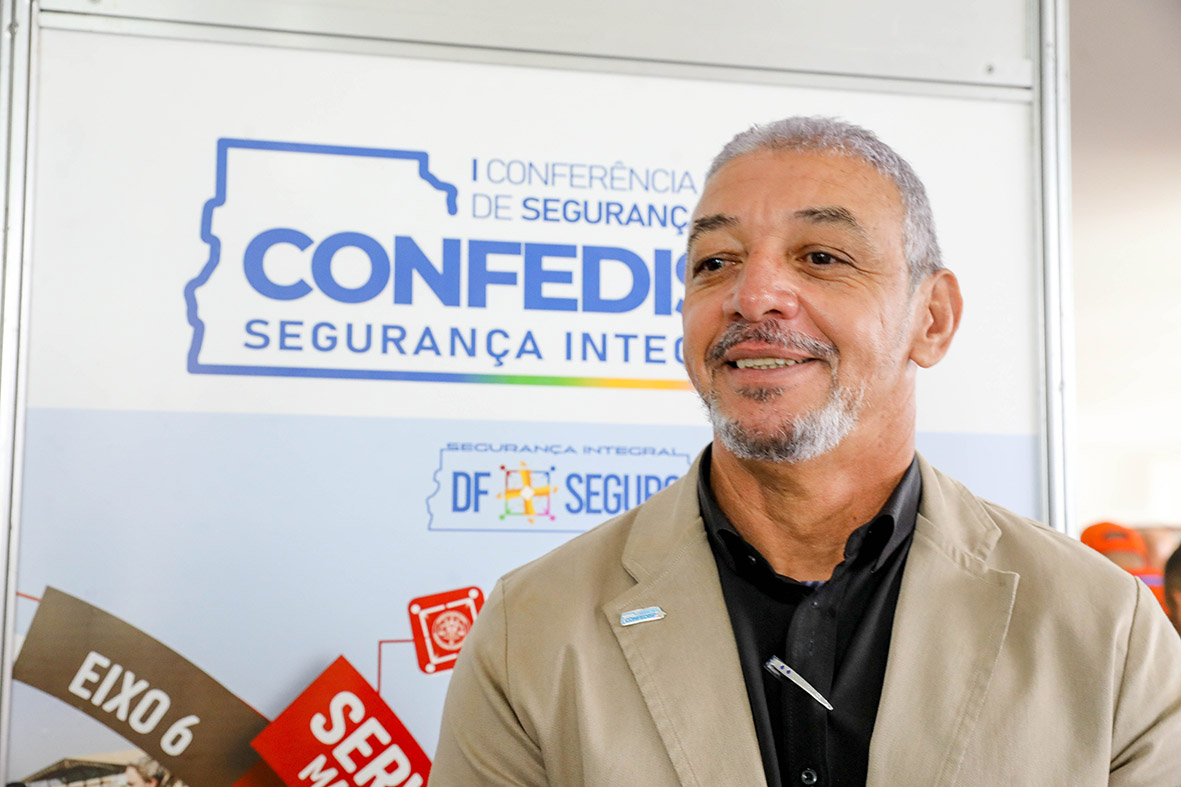 “Os debates são muito produtivos e fortalecem ainda mais esse vínculo das forças de segurança com a comunidade”, afirma o vice-presidente da Federação dos Conselhos Comunitários de Segurança Pública, Sérgio Santos